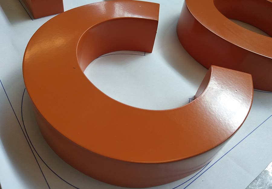 金屬槽型字生產(chǎn)制作步驟流程有哪些？