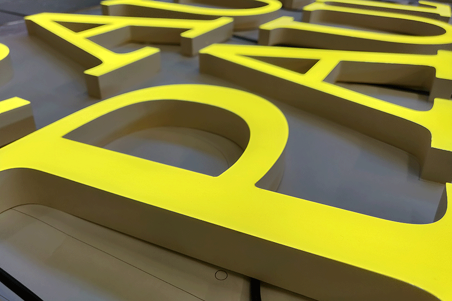 發(fā)光字有哪些常用分類和制作尺寸要求？