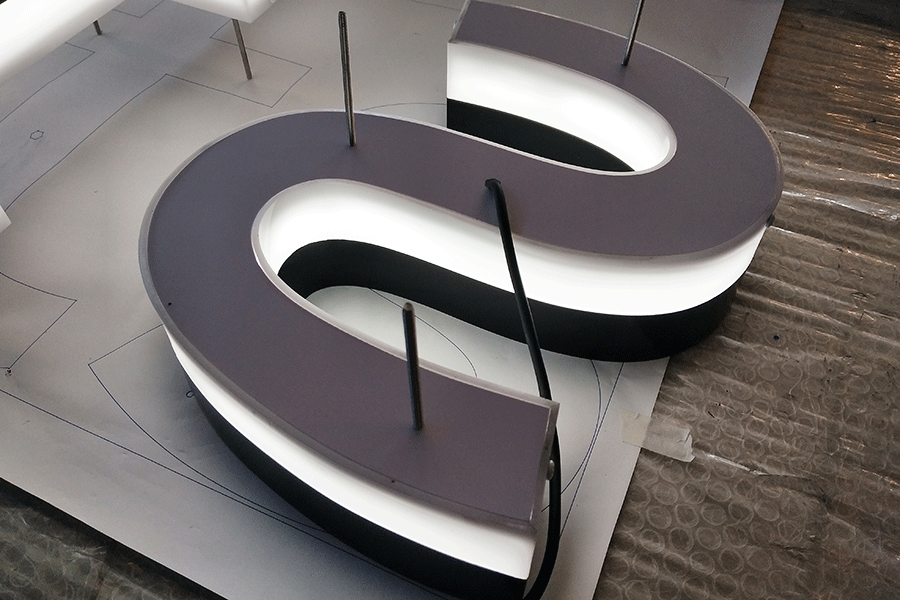 亞克力發(fā)光字制作常用字體有哪些？