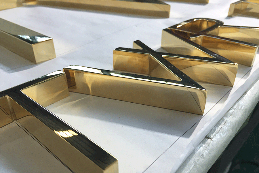 不銹鋼金屬字有哪些類(lèi)別與制作工藝？