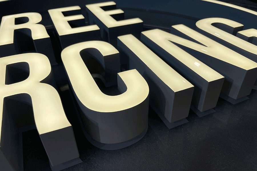 設計制作樹脂發(fā)光字在色彩方面有哪些優(yōu)勢？